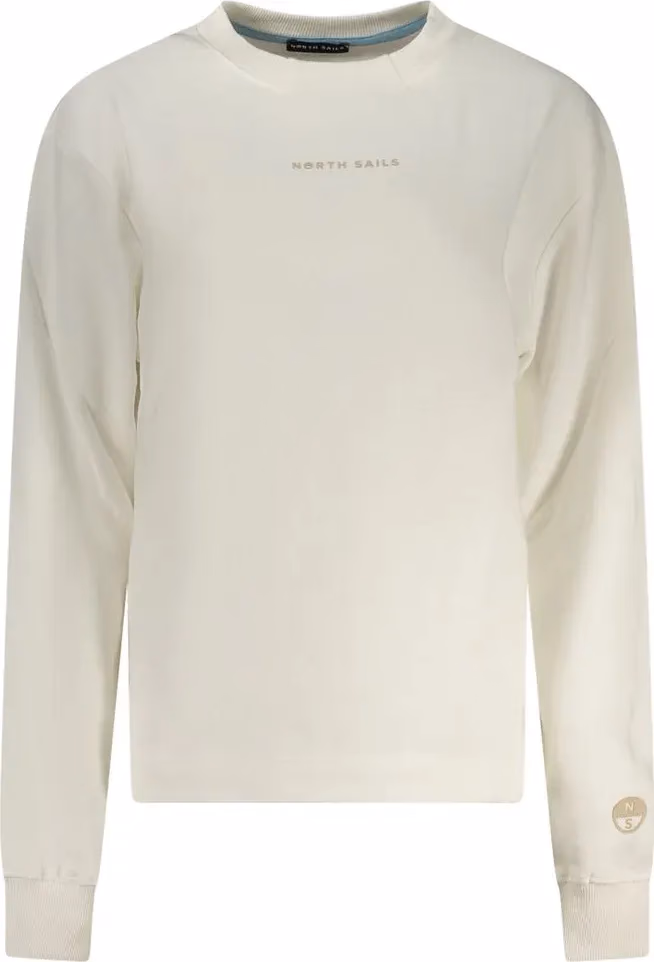 North Sails White Cotton Women Sweatshirt