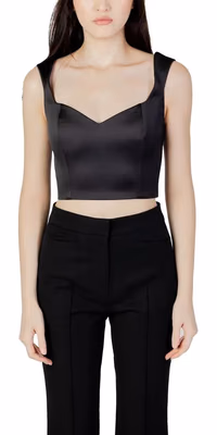 Black Polyester Top