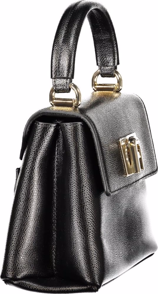 Furla Nero Leather Women Handbag