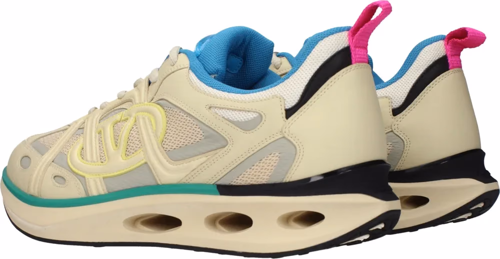 Valentino Garavani Beige Fabric Athletic Sneakers