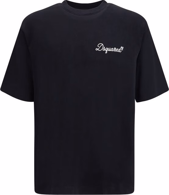 Dsquared² Black Cotton T-Shirt