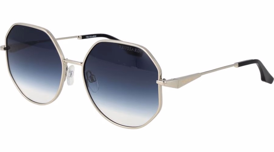 Trussardi Silver Metal Sunglasses