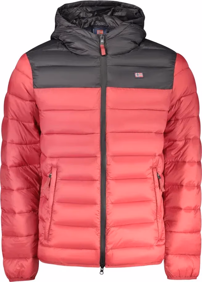 Norway 1963 Red Polyamide Mens Jacket