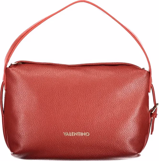 Mario Valentino Rosso Polyurethane Women's Bag with Adjustable Strap
