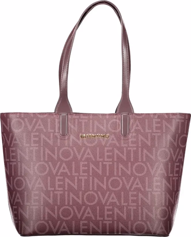Mario Valentino Rosso Polyurethane Women's Bag with Handles